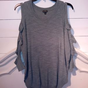 Express Cold Shoulder Sweater